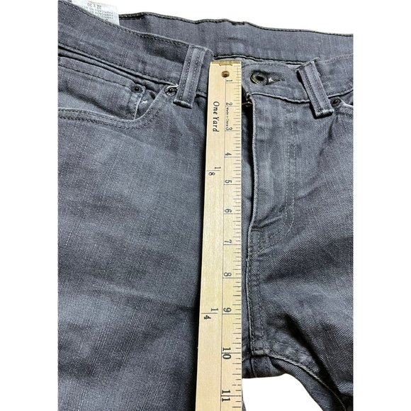 Levi's 511 Sz 32 x 30 Men's Grey Wash Straight Leg Denim Jeans - Picture 5 of 9